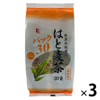 ハラダ製茶 常陸屋本舗 はと麦茶ティーバッグ 1セット（1袋（30バッグ入）×3）