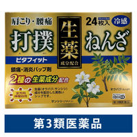 ピタフィット 24枚 生薬成分配合 打撲 ねんざ 肩こり 腰痛【第3類医薬品】