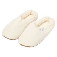 ふっくらバブーシュ ホワイト L（27～30.5cm） LAKOLE/ラコレ