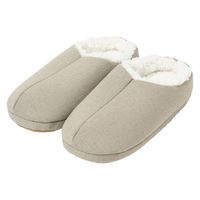 【LAKOLE/ラコレ】 ツイードスリッパ ベージュ（～27.5cm）