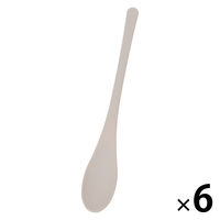 マットスリムスプーン グレー 1セット（1本×6） LAKOLE/ラコレ