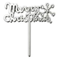 ヘッズ クリスマスシルバーケーキトッパーー1/スノー XSL-TOP1 1袋(50本)