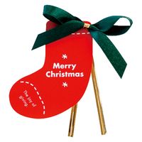 【クリスマス】ヘッズ クリスマスオーナメントワイヤータイ/ソックスー2XOS-YT21袋（10個）