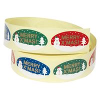 【クリスマス】ヘッズ クリスマスポイントロールシールー3XP-3RS1袋（500枚）