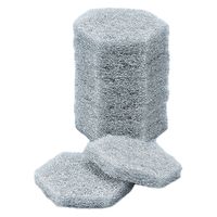 キッチンクリーナー シンクみがき 六角型 水だけでスッキリ アルミ粒子入り ライトグレー 1個（10枚入） カワタキコーポレーション