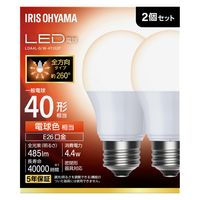 アイリスオーヤマ LED電球 E26 全方向 40形相当 G/W-4T102P