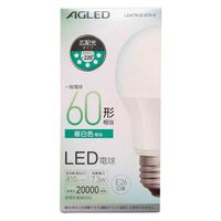 アイリスオーヤマ LED電球 E26 広配光 60形相当 昼白色 (20000時間) LDA7N-G-6T6-E 1個