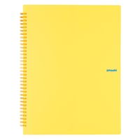 プラス イトオシ ツインリング型ファイル A4 2ポケットタイプ イエロー 91822 1冊