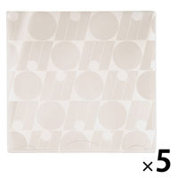 プラス イトオシ うちわケース PP製 片面不透明 ポケット付 オフホワイト 91479 1セット(1枚×5)