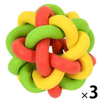 ドギーマン やっぱり！マカロニラバーボール M 1セット（1個×3）犬用 おもちゃ