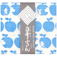 白雪 友禅ふきん 吸水性がよく すぐ乾く 友禅染め かや織りふきん 台拭き 食器拭き 白雪姫 ポムブルー 1枚