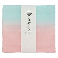 白雪ふきん 抗菌・消臭 オーガニック 高級蚊帳織物 吸水性がよく すぐ乾く 台拭き 食器拭き おしぼり 吉野山の桜 1枚