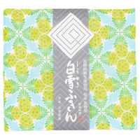 白雪 友禅ふきん 吸水性がよく すぐ乾く 友禅染め かや織りふきん 台拭き 食器拭き パイナップル 1枚