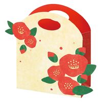 ヘッズ 和風ペーパーバッグー1/つばき WA-M1P 1袋(20枚入)