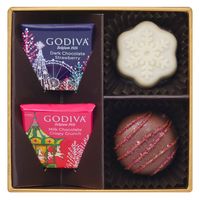 GODIVA〉ハート オブ ゴールド コレクション 6粒入 1箱 三越伊勢丹 紙袋付き ギフト バレンタイン ホワイトデー - アスクル