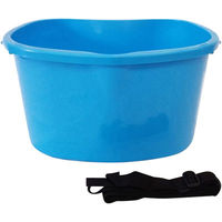 安全興業 散布桶　18型　ブルー　20個 4560172726710-20 1箱（20個入）（直送品）