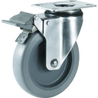 サムソンキャスター SAMSONG ステンレスキャスター 自在SP付 ウレタン 75mm TP5130-01-PLY-TLB 1個（直送品）