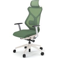 【設置込】イトーキ セクアチェア エクストラハイバック T型肘付 ハンガー付 IVグリーン×ホワイト×ミラー×ホワイト 1脚（直送品）