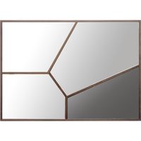 塩川光明堂 ウォールミラー アーバンＡ 幅500×奥行25×高さ700ｍｍ B8648 1枚（直送品）