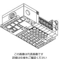 CKD 省配線・個別配線ブロックマニホールド ベースのみ MW4GZ2-C6-10LXU-T10W-5-3 1個（直送品）