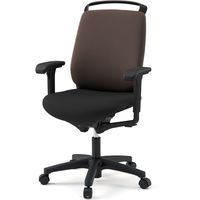 【設置込】イトーキ トルテRチェア 再生布張 ハイバック アジャスタブル肘付 ハンガー付 ナイロンキャスター ×ブラック×ブラック 1脚（直送品）