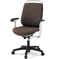 【設置込】イトーキ トルテRチェア 再生布張 ハイバック アジャスタブル肘付 ハンガー付 ナイロンキャスター ×ホワイト 1脚（直送品）