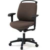 【設置込】イトーキ トルテRチェア 再生布張 ローバック アジャスタブル肘付 ハンガー付 ウレタンキャスター ×ブラック 1脚（直送品）