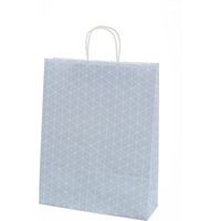 【ケース販売】HEIKO 紙袋 25チャームバッグ 2才 スクエア グレー 003230303  1ケース(50枚入×4袋)（直送品）