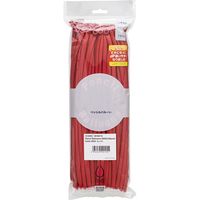 鈴木ラテックス ペンシルバルーン100入り レッド 100本/袋 005975645 1セット(1袋(100本入)×30)（直送品）
