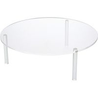 HEIKO アクリル丸テーブル　Ｌ　1個 007306382 1個×18個（直送品）