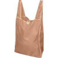 エスパック 超軽量ポリエステルエコバッグ SPL-4 キャメル 008713204 1セット(1枚×6枚)（直送品）