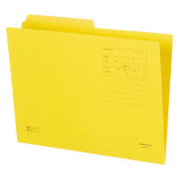 コクヨ 1/2カットフォルダー カラー A4 A4-2F-1Y 1セット(30冊)