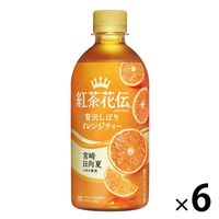 コカ・コーラ 紅茶花伝クラフティー 贅沢しぼりオレンジティー 440ml 1セット（6本）
