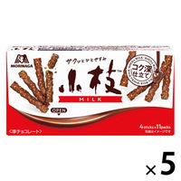 チョコレート菓子 クランチチョコレート　小袋　お配り菓子 小枝　ミルク　 1セット（1個×5）