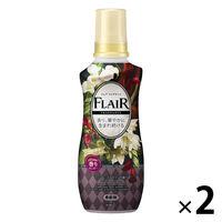 【アウトレット】花王 フレアフレグランス ヴェルベット＆フラワー 本体 570ml  柔軟剤 1セット(2個：1個×2)