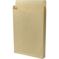 角１　クラフト保存袋　ハトメ紐なし　マチ幅４０ｍｍ ＢＫ１１０２４Ｎ １箱（100枚） イムラ封筒（直送品）