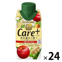 カゴメ 野菜生活100 Care+アップル・ジンジャーmix 195ml 1セット（24本）