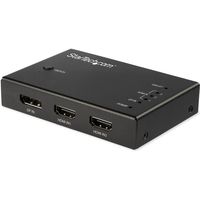 HDMI切替器 3x HDMI／1x DP 4K60Hz対応　VS421HDDP　1個　StarTech.com（直送品）