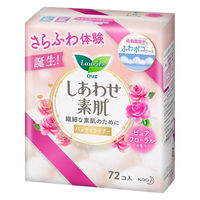 ライナー 14cm ロリエ しあわせ素肌 パンティライナー ピュアフローラルの香り 1個（72枚入） 花王