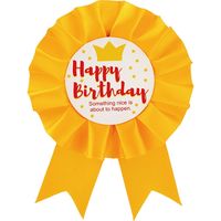 ヘッズ バースデイロゼットクリップ-2/イエロー BD-CL2 1セット(30個:10個×3パック)（直送品）