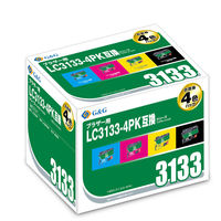 ブラザー用 G&G 互換インク HBB-3133-4PK 4色パック（大容量）（わけあり品）
