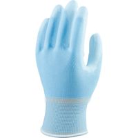 おたふく手袋 A-384 L ブルー 13Gウレタン背抜 10P　1袋(10双)（直送品）