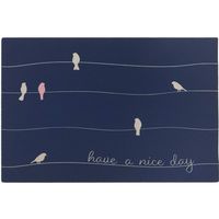 リッチェル 玄関マット　インドアマットSS　バード柄　1セット(2枚)（直送品）