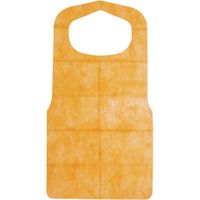 エプロン（Ａ）ーオレンジ（１枚毎折畳） 3082695 1袋（50枚入） 大黒工業（直送品）