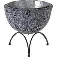 スパイス SCANDINAVIAN メタルフラワー脚付きポット Sサイズ FJGK2921 1個