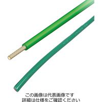 因幡電機産業 電気機器用ビニル絶縁電線 KIV20SQJP GRN 1巻(200m)（直送品）