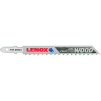 LENOX バイメタルジグソブレード Tシャンク 木材粗切り(釘入り可)高速切断 101.6mmX6山(5枚) B406T5 1991407（直送品）