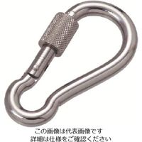 水本機械製作所 水本 ステンレス 環付スナップフックNB型 線径8mm 長さ80mm B-2274 1個 849-0929（直送品）