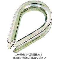 水本機械製作所 水本 ステンレス ライトシンブル SUS316 使用ロープ径8mm B-2320 1個 204-7177（直送品）