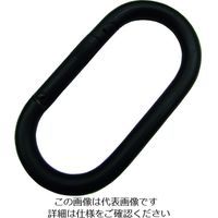 水本機械製作所 水本 ステンレス カラビナ(環なし) 黒色塗装 線径10mm 長さ90mm B-2849 1個 202-1984（直送品）